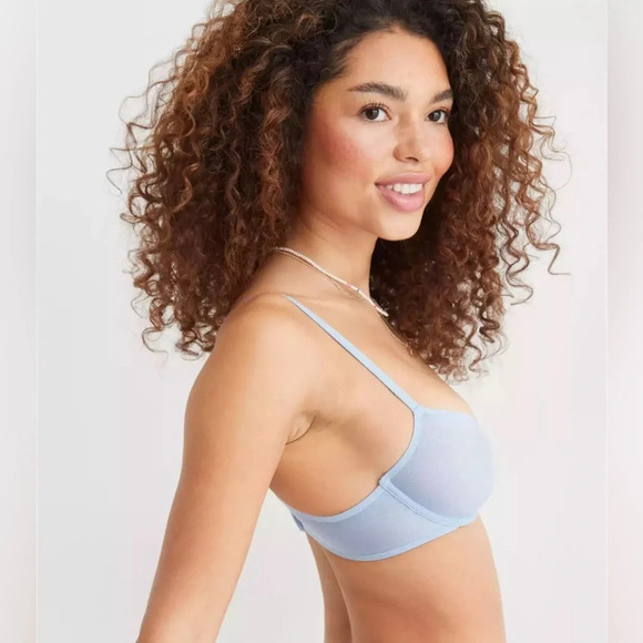 1 Aerie SMOOTHEZ Unlined Mesh Bra 36B - Picture 1 of 5